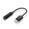 Adaptateur USB-C vers prise casque 3,5 mm, noir