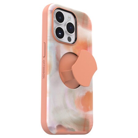 Coque OtterGrip Symmetry Pêches pour iPhone 14 Pro