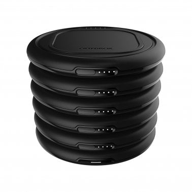 Otterbox 60W Black Otterspot Charging Base + 5x 5000mAh Portable Power Bank 5pcs w/ Wall Adapter