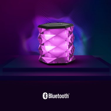 Mini haut-parleur LED sans fil HyperGear LYTE - Noir