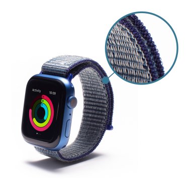 Bracelet sport Gear4 pour Apple Watch 42/44/45 mm - Bleu marine
