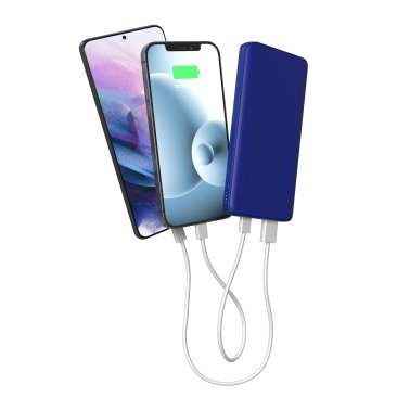 Mophie 10,000 mAh power boost portable power bank - cobalt