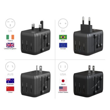 HyperGear 15W WorldCharge Universal Travel Adapter