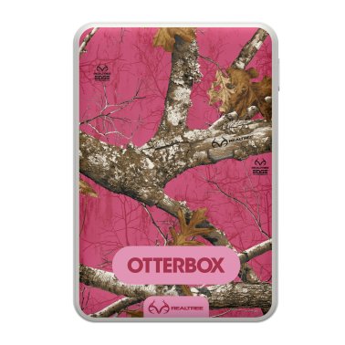 Otterbox 5,000 mAh 3-in-1 Portable Power Bank Mobile Charging Kit - White - Realtree Flamingo