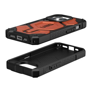 Coque MagSafe UAG Monarch Pro pour iPhone 15 Pro - Rouille
