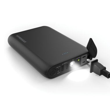 HyperGear 24,000mAh 65W USB-C + A/C Outlet Power Brick Laptop Power Bank