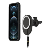 Wireless Car Charger Vent Mount Black
