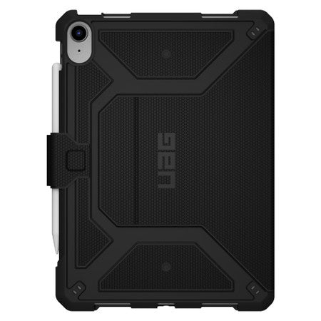 Metropolis Folio Rugged Case Black for iPad 10.9 2022 10th Gen