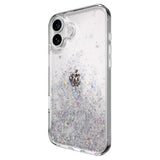 Starfield 3D Glitter Case Transparent for iPhone 16 Plus