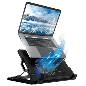 HyperGear UpRite Air Portable Laptop Cooling Stand - Black