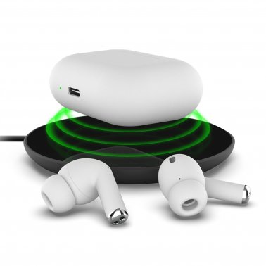 Naztech White Xpods Pro True Wireless Earbuds with Wireless Charging Case