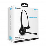 Naztech Black N980 BT Bluetooth Over-the-Head Boom Headset w/Base