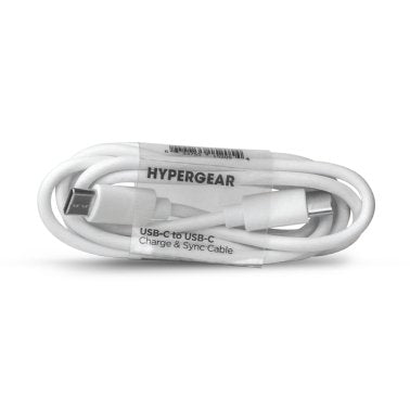 HyperGear USB-C to USB-C Cable 90cm - White