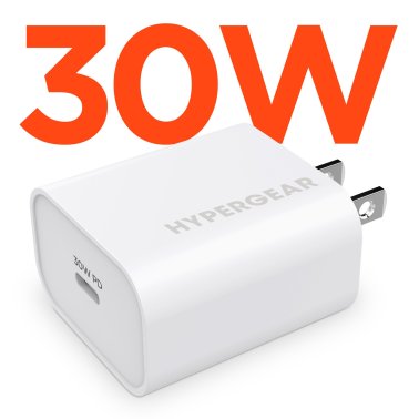 Hypergear 30W USB-C PD Wall Charger Hub - White