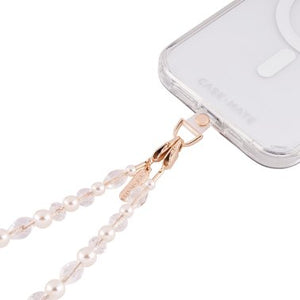 Universal Case-Mate Beaded Phone Wristlet - Crystal Pearl