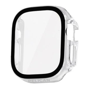 Apple Watch Ultra 49mm Pelican Protected Case w/Integrated Glass Screen Protector - Clear