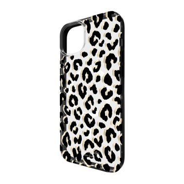 iPhone 13/14/15 Variations Kate Spade Protective Hardshell MagSafe Case - City Leopard