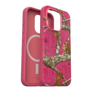 iPhone 15 Pro Otterbox Symmetry w/ MagSafe Graphics Series Case - Pink - Flamingo Pink