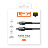 UAG 5 ft. 150cm USB-C to USB-C Kevlar Rugged Charge and Sync Cable - Black