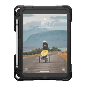 iPad 10.2 2019-2021 7th-9th Gen UAG Plasma w/Kickstand + HS Case - Ice/Black