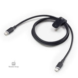 Mophie 80cm USB4 USB-C to USB-C Charge and Sync Cable - Black