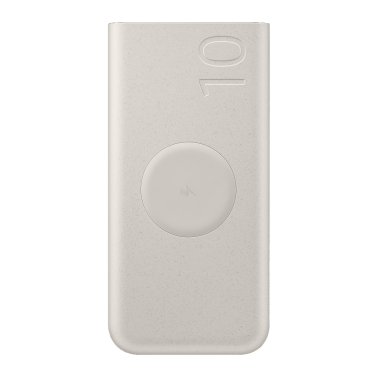 Samsung OEM 10,000mAh PD USB-C Portable Power Bank w/Wireless Charging - Beige Samsung OEM 10,000mAh PD USB-C Portable Power Bank w/Wireless Charging - Beige