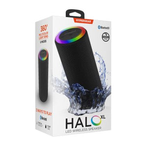 HyperGear Halo XL Wireless LED Speaker - Black