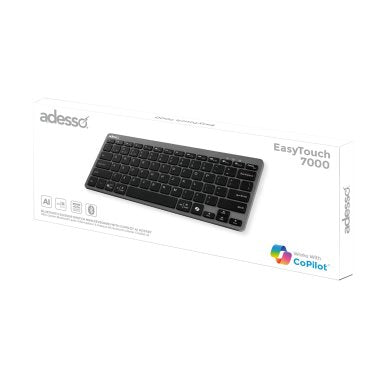 Adesso Multi OS Bluetooth Scissor Switch Mini Keyboard