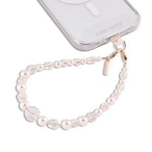 Universal Case-Mate Beaded Phone Wristlet - Crystal Pearl