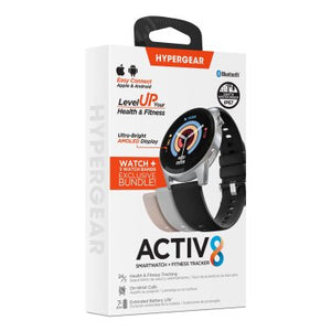 HyperGear Activ8 Smartwatch + Fitness Tracker