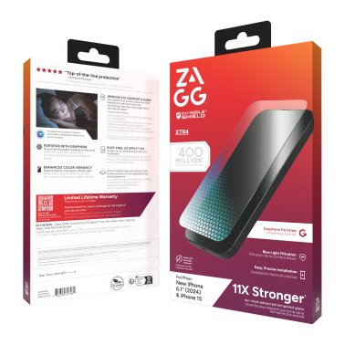 iPhone 16 ZAGG InvisibleShield Glass XTR4 Screen Protector