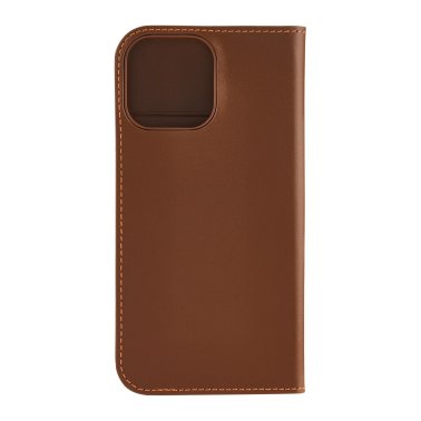 iPhone 16 Pro Max Coach Leather Folio Case - Hazelnut