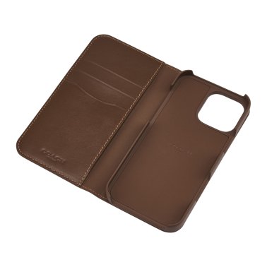 iPhone 16 Pro Max Coach Leather Folio Case - Hazelnut – Mobile Snap