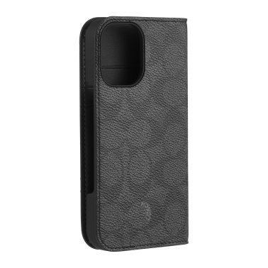 iPhone 16 Pro Coach Folio Signature C Case - Charcoal