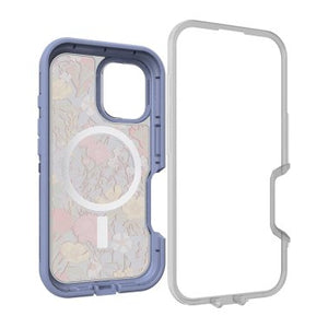 iPhone 16 Pro Max Otterbox Defender XT Clear Pro w/ MagSafe Series Case - Clear/Grey - Snow Capped