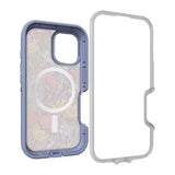 iPhone 16 Pro Max Otterbox Defender XT Clear Pro w/ MagSafe Series Case - Clear/Grey - Snow Capped