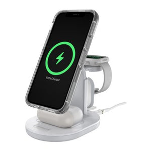 Otterbox 15W 3-in-1 Wireless Charging Station for MagSafe V2 - White - Lucid Dreamer