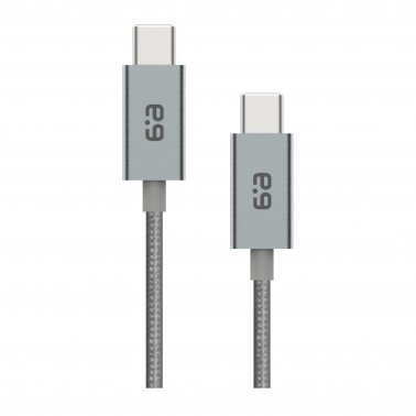 PureGear Space Grey (120cm) USB-C to USB-C Braided Charge and Sync Cable