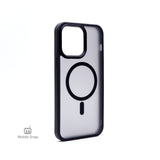 iPhone 14 Pro Max Aura Black Case w/Magsafe -PREMIUM ALLOY BUTTONS BULK