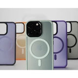iPhone 14 Plus Aura Lilac Purple Case w/Magsafe -PREMIUM ALLOY BUTTONS BULK