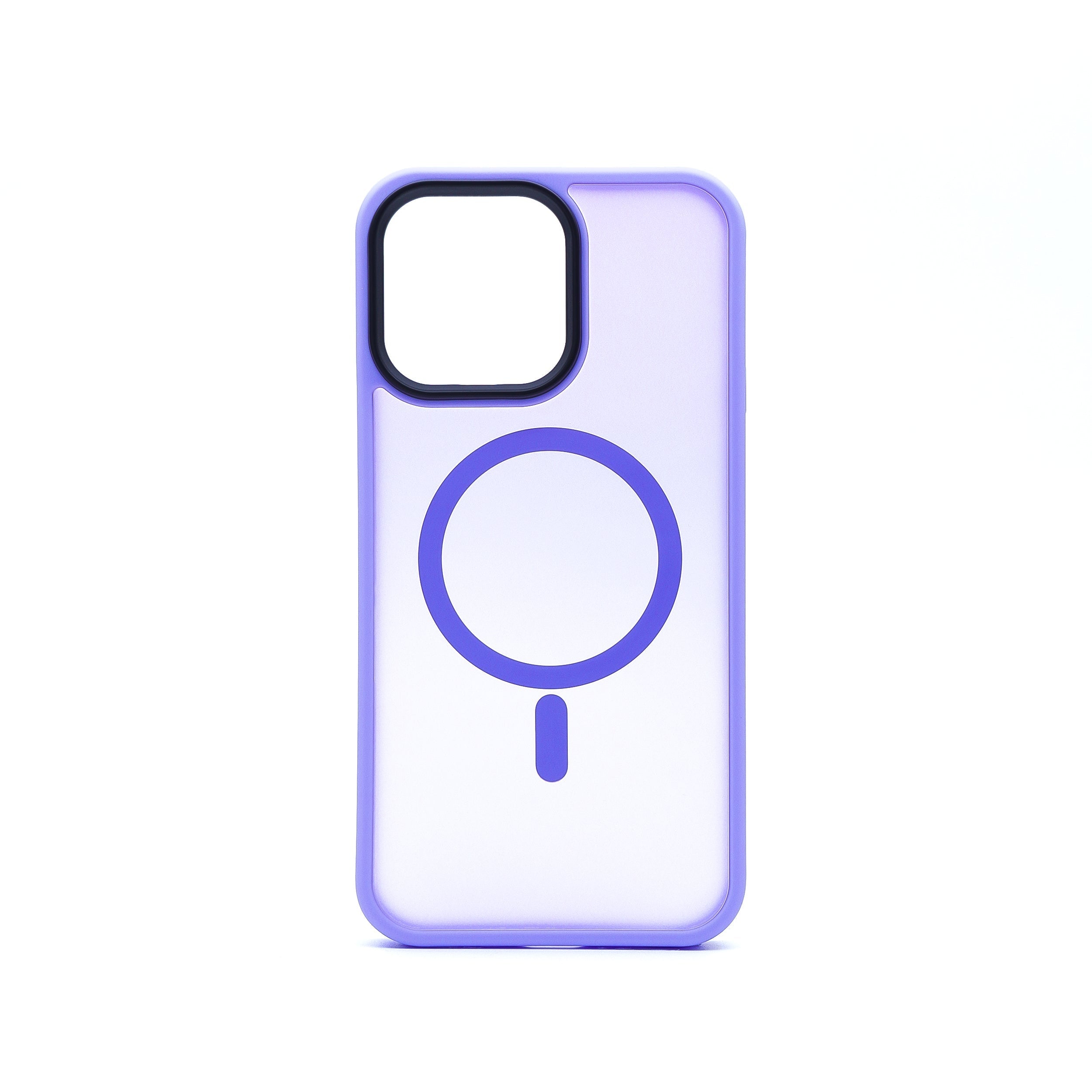iPhone 14 Pro Aura Lilac Purple Case w/Magsafe -PREMIUM ALLOY BUTTONS BULK